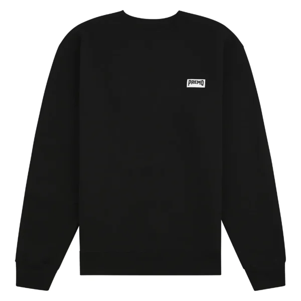 Premo | Pre-Packed Flowers | Crewneck Sweatshirt - Black/White