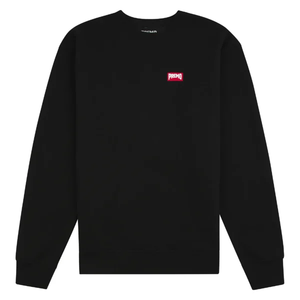 Premo | Pre-Packed Flowers | Crewneck Sweatshirt - Black/Red