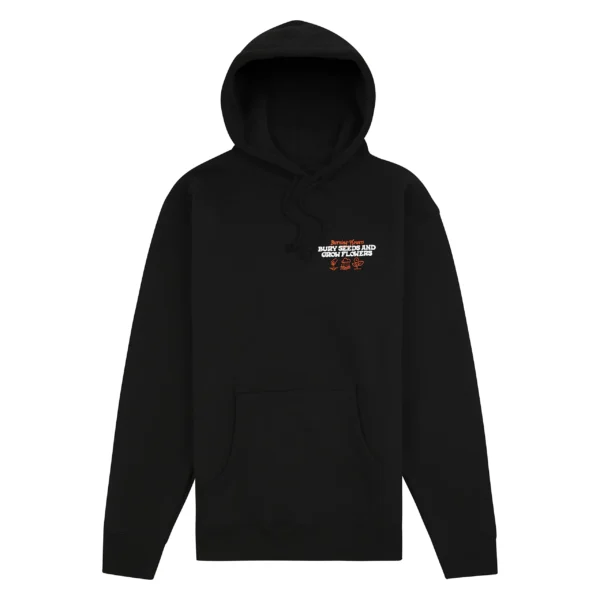 Premo | Burning Flowers | Hoodie - Black