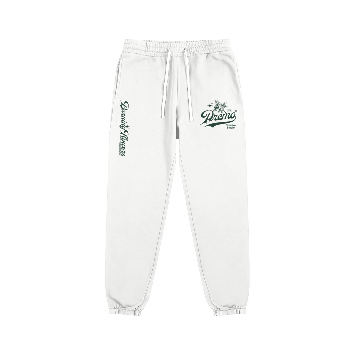 Creative Studio Sweatpants with Green - Image 3