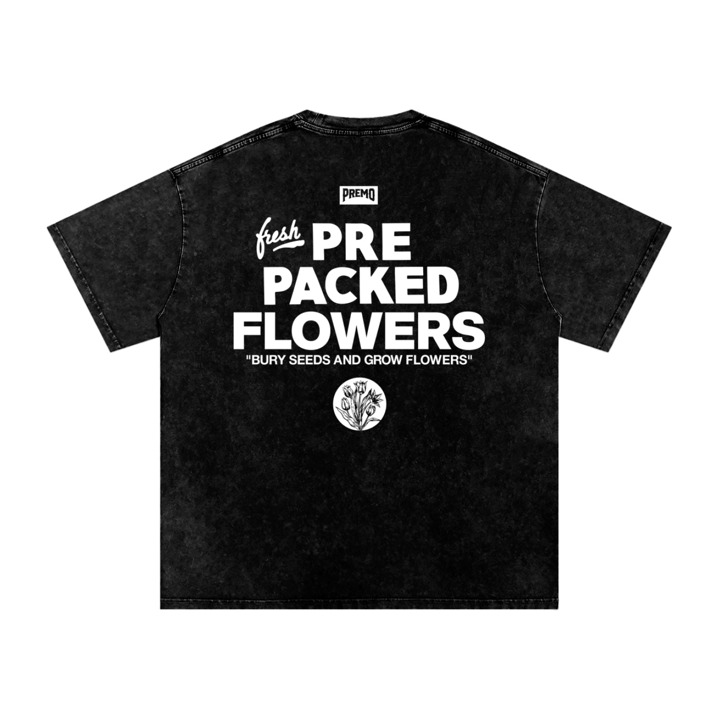 Snow Washed Oversized Cotton T-Shirt - Image 2