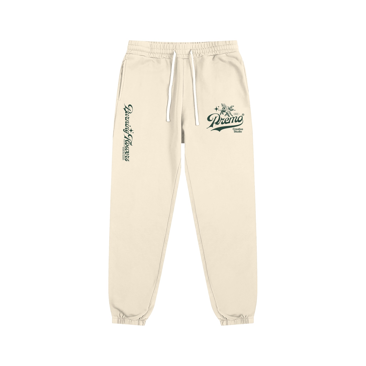 Creative Studio Sweatpants with Green