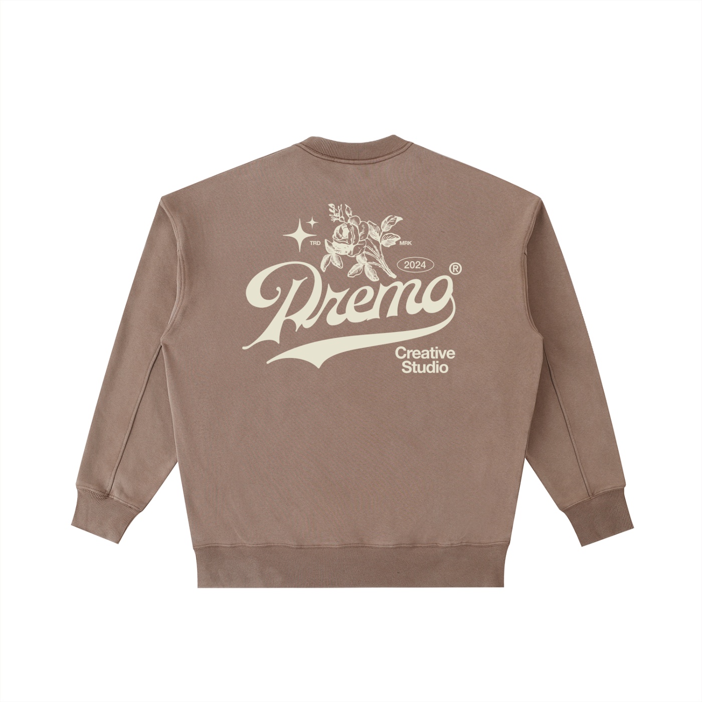 Vintage Washed Heavyweight Crewneck Sweatshirt - Image 2