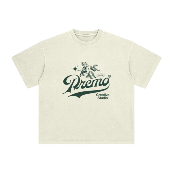 Creative Studio Cream & Green T-Shirt