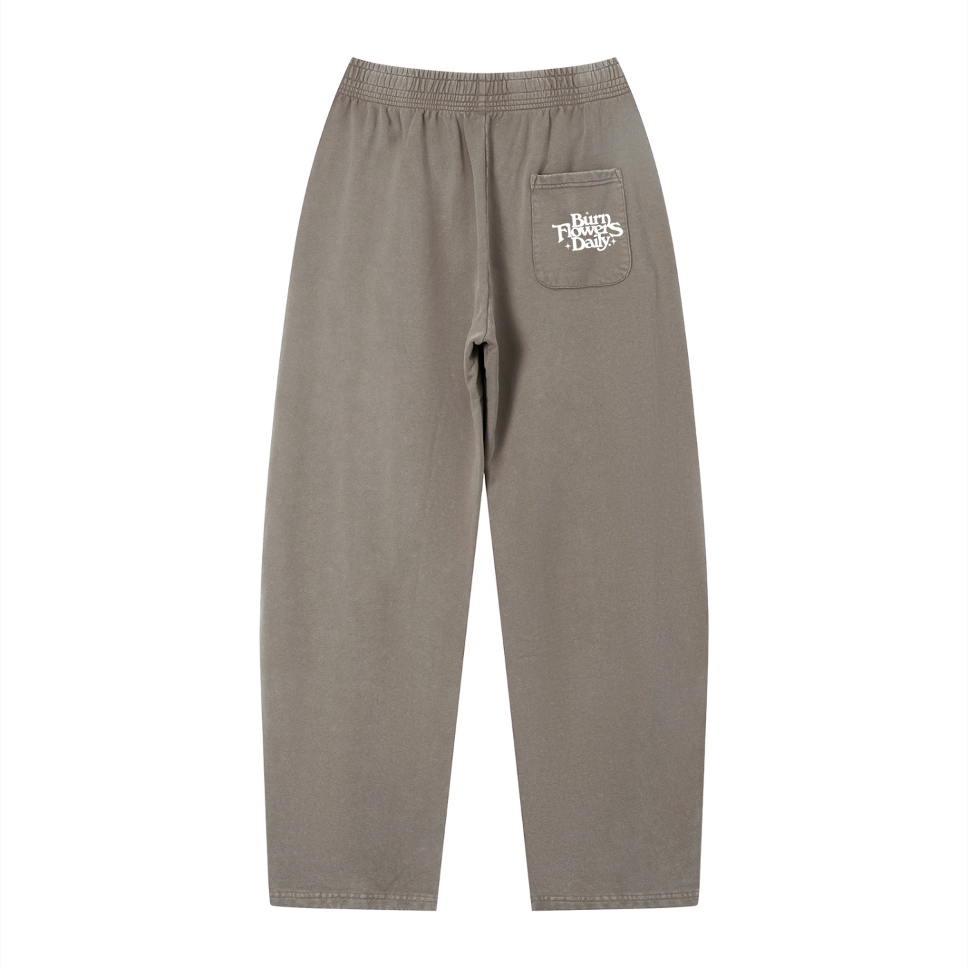 Burn Flowers Daily Dark Vintage Wash Loose Sweatpants - Image 5