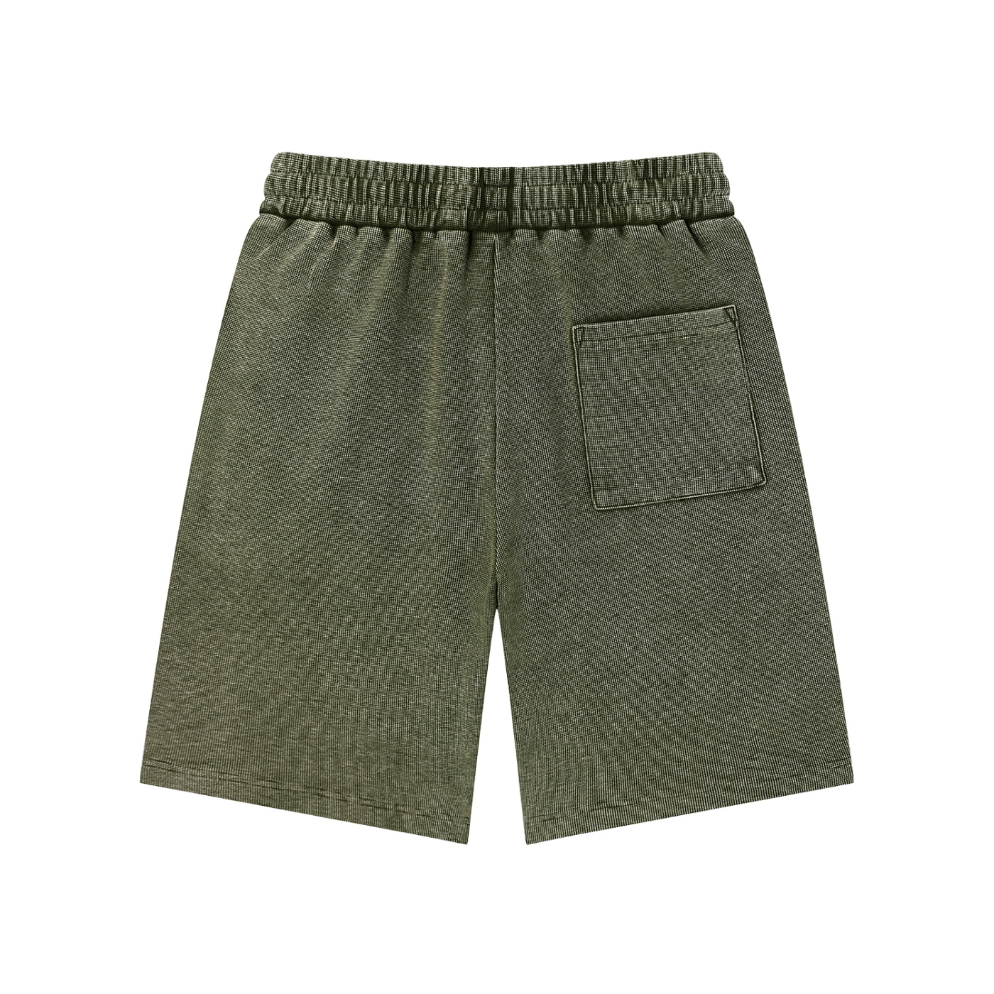 Premo Dark Mineral Wash Waffle Knit Shorts - Image 6