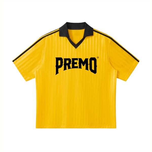 Premo Striped Yellow Soccer Jersey