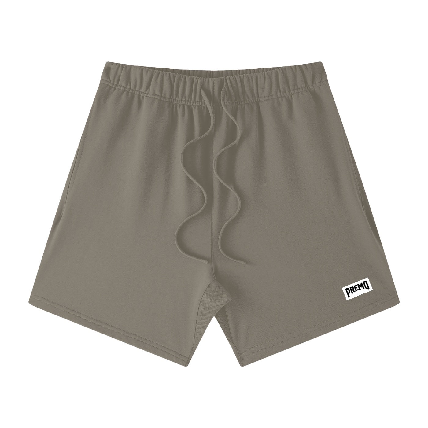 Premo Dark Earth Tone Loose Fit Cotton Shorts - Image 4