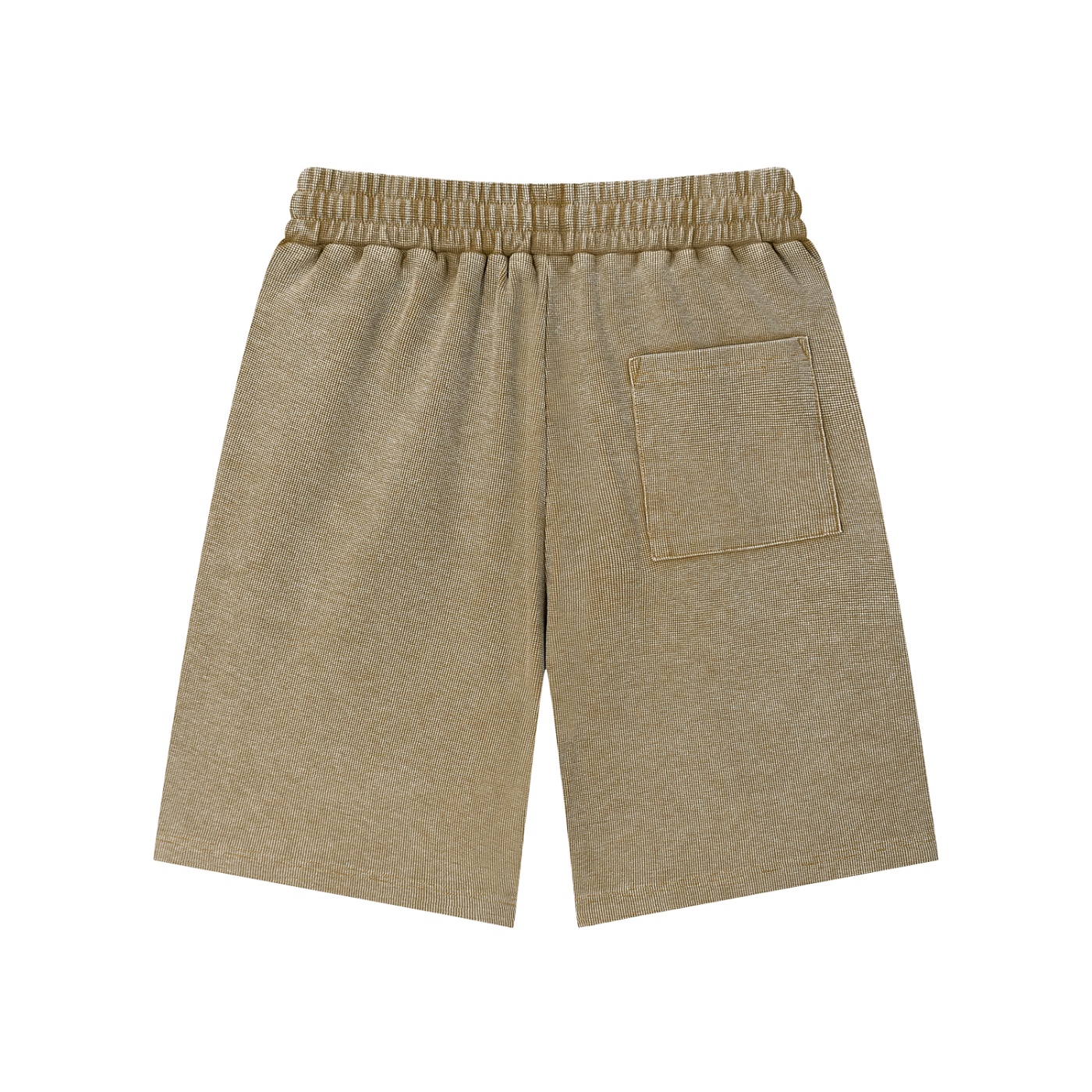 Premo Dark Mineral Wash Waffle Knit Shorts - Image 4