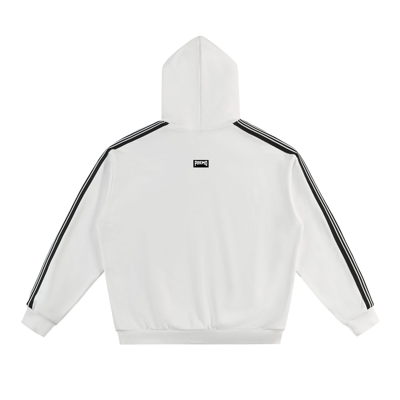 Burn Flowers Daily Side Stripe White Hoodie