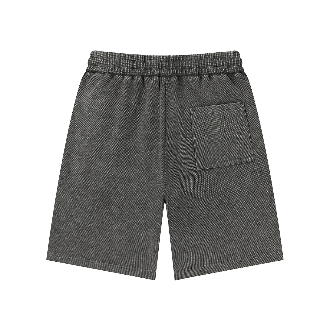 Premo Dark Mineral Wash Waffle Knit Shorts - Image 8