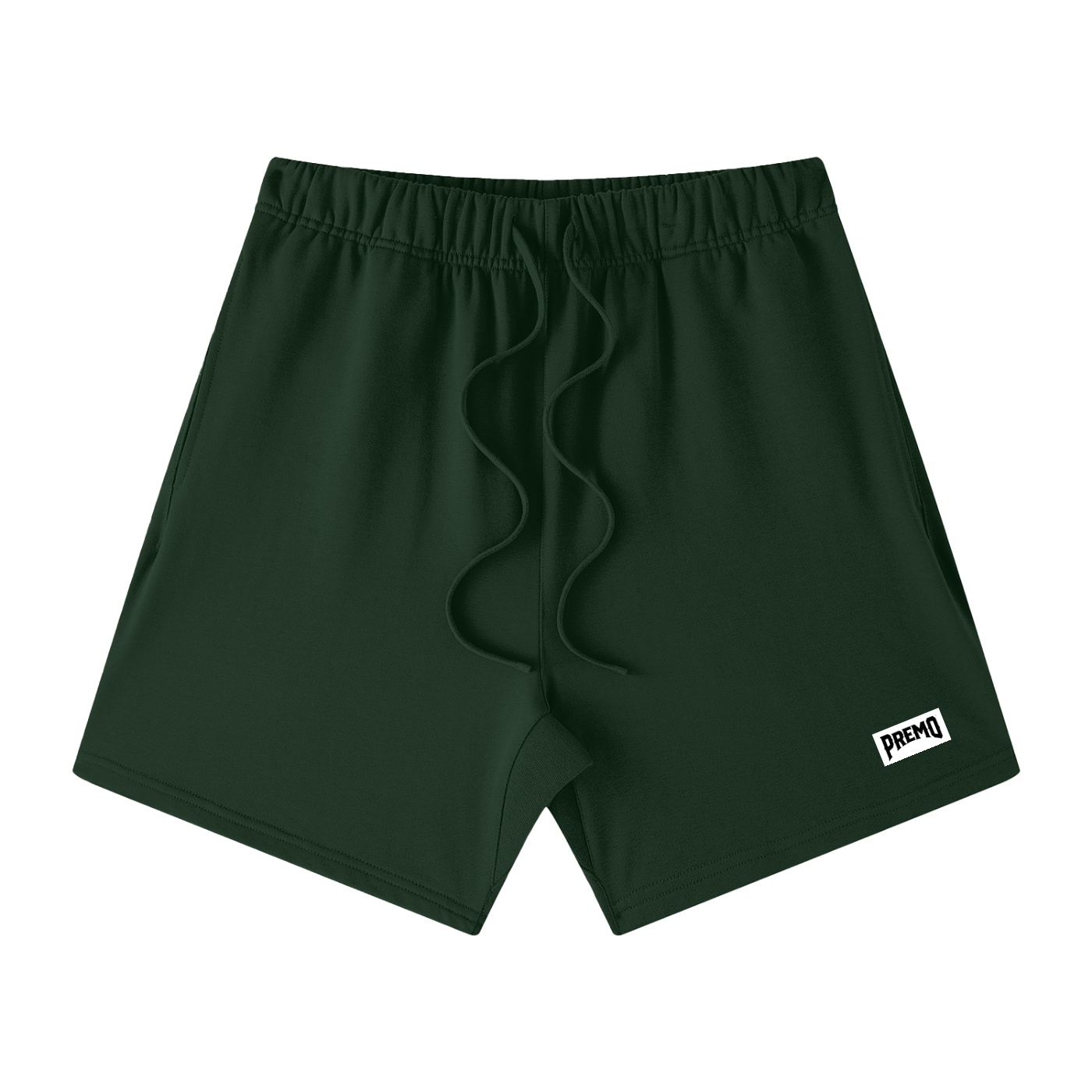Premo Dark Earth Tone Loose Fit Cotton Shorts