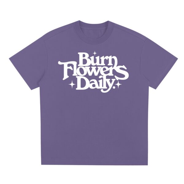 Burn Flowers Daily Dark Quick-Dry Cooling T-Shirt