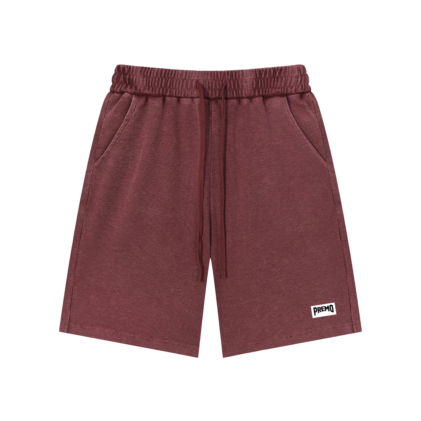 Premo Dark Mineral Wash Waffle Knit Shorts - Image 13