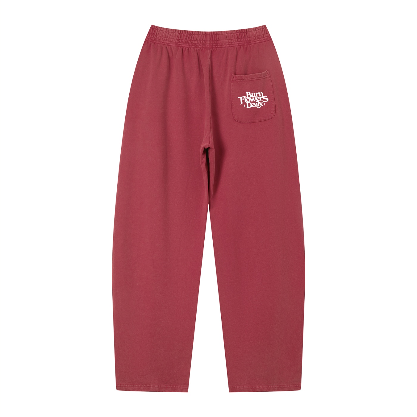 Burn Flowers Daily Dark Vintage Wash Loose Sweatpants - Image 8