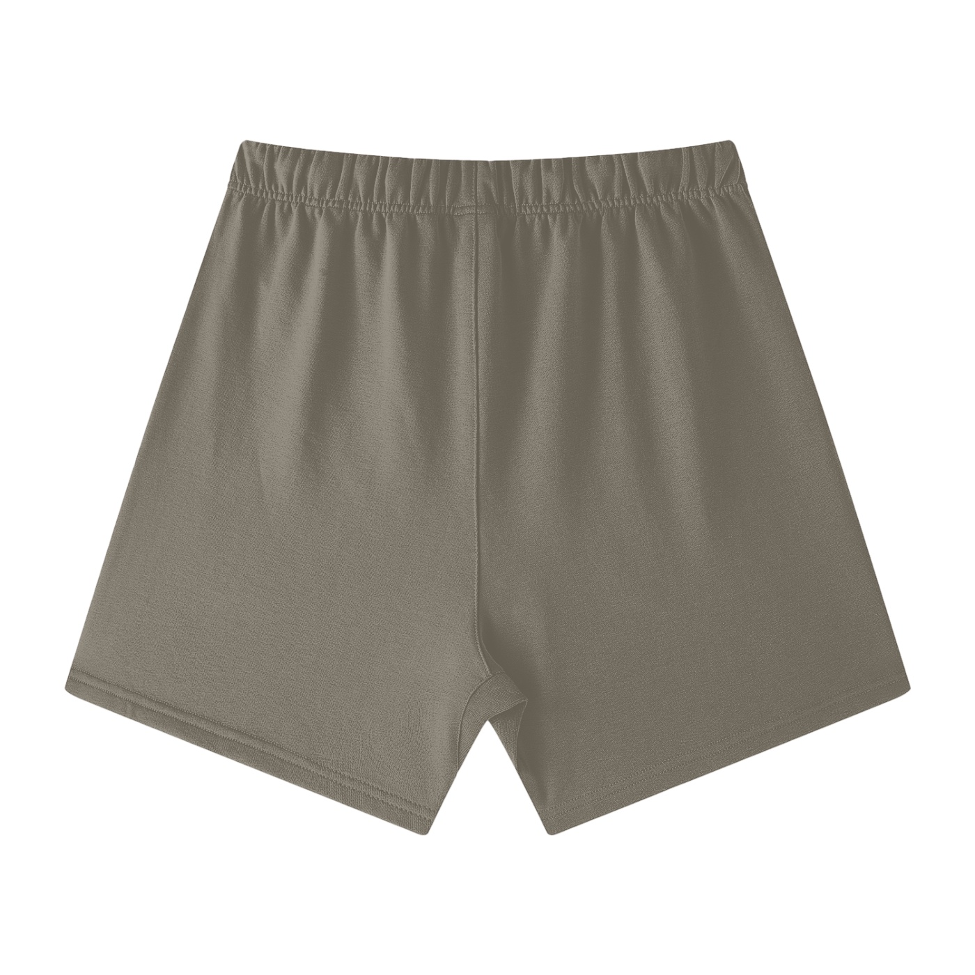 Premo Dark Earth Tone Loose Fit Cotton Shorts - Image 5