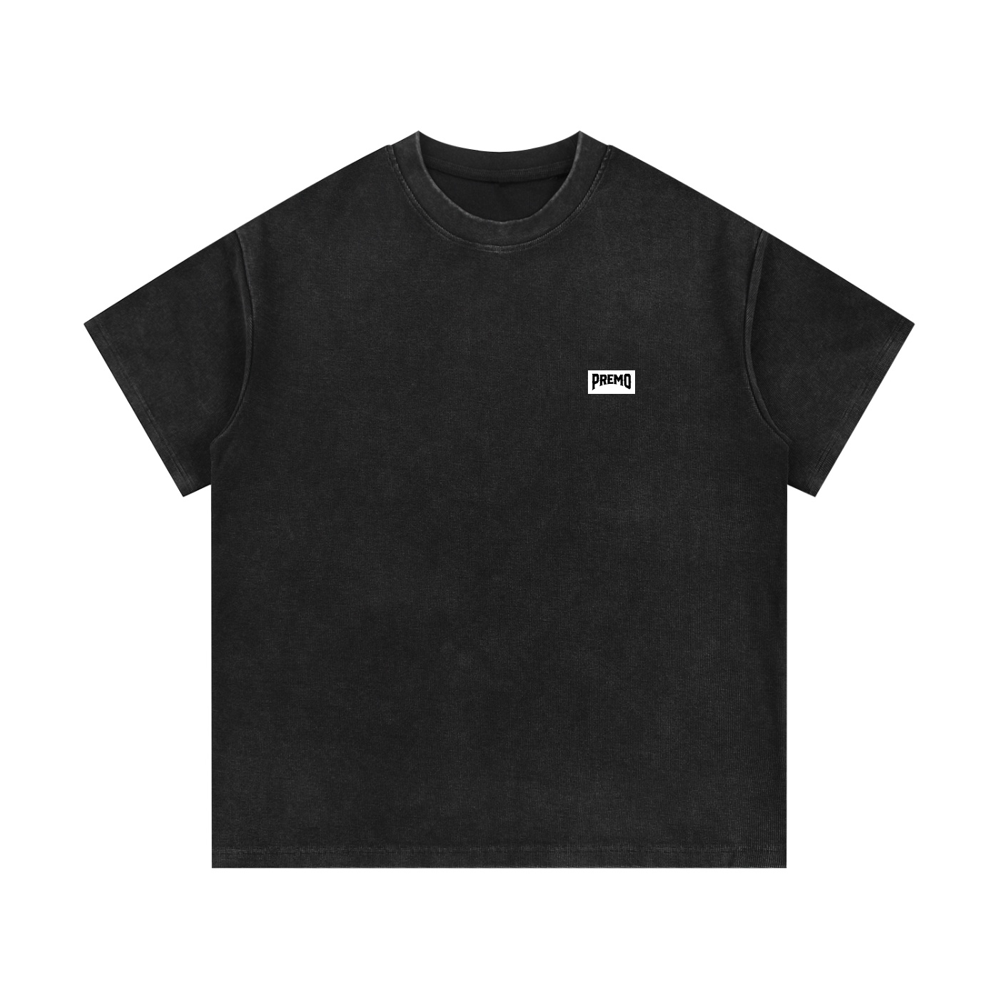 Premo Dark Mineral Wash Waffle Knit T-Shirt