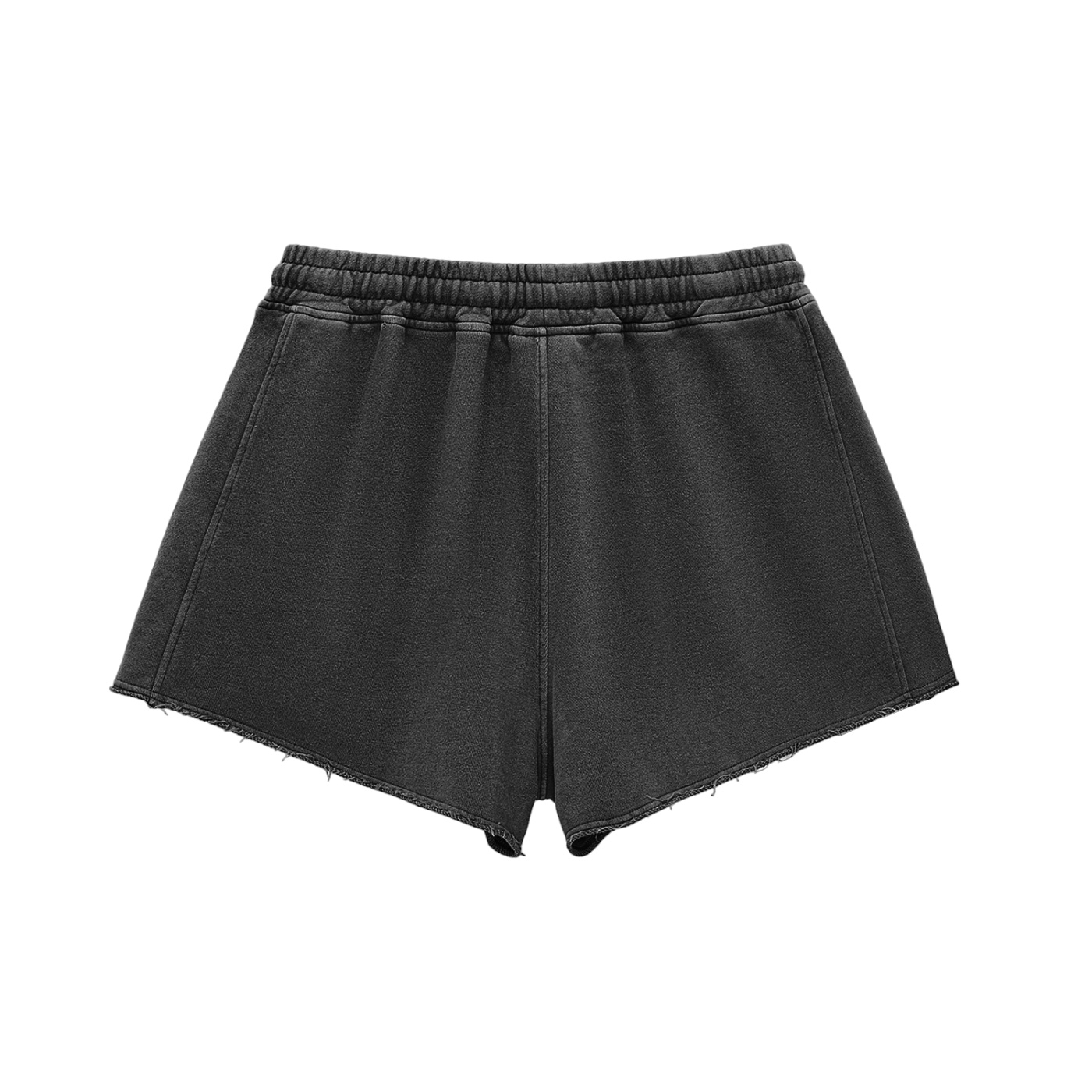 Premo Raw Edge Drawstring Shorts - Image 3