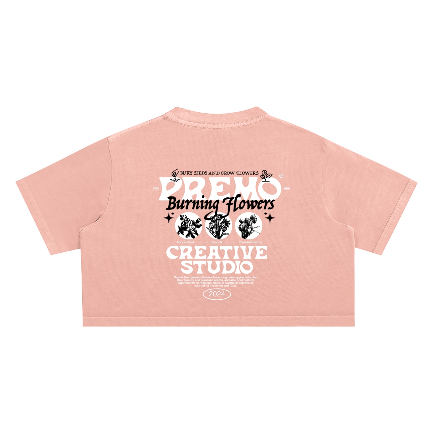PCS Snow Washed Crop Top