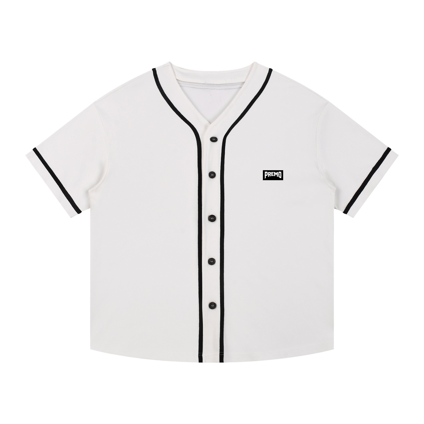 Premo Contrast Piped Light Button-Up Jersey