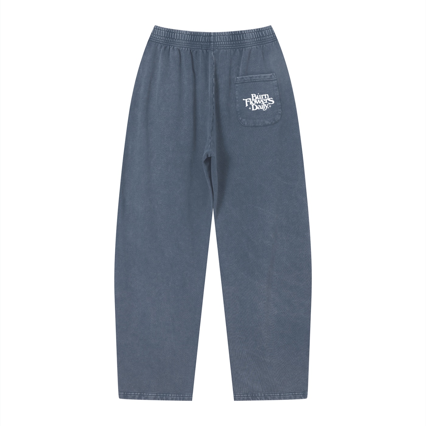 Burn Flowers Daily Dark Vintage Wash Loose Sweatpants - Image 10