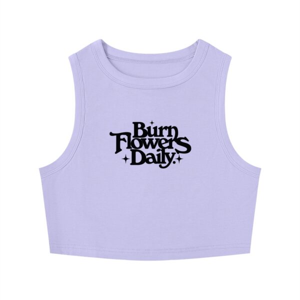 Burn Flowers Daily Light Crop Tank Top