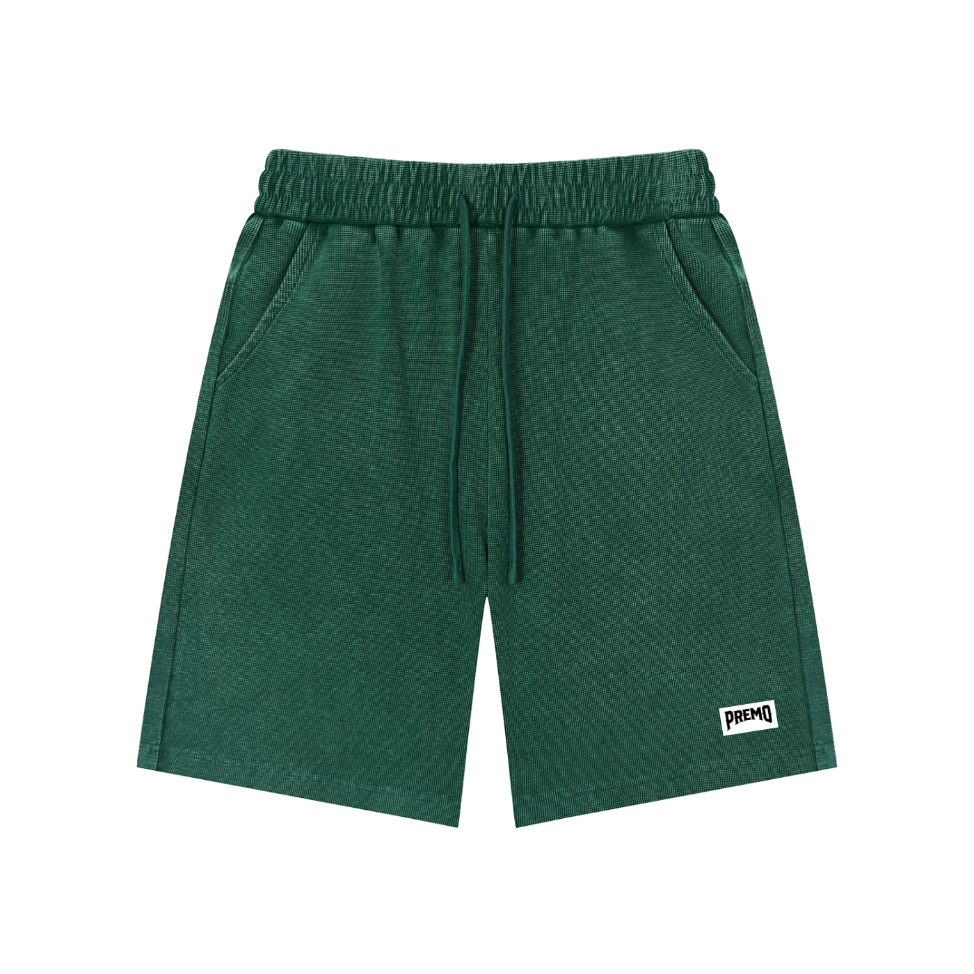 Premo Dark Mineral Wash Waffle Knit Shorts - Image 11