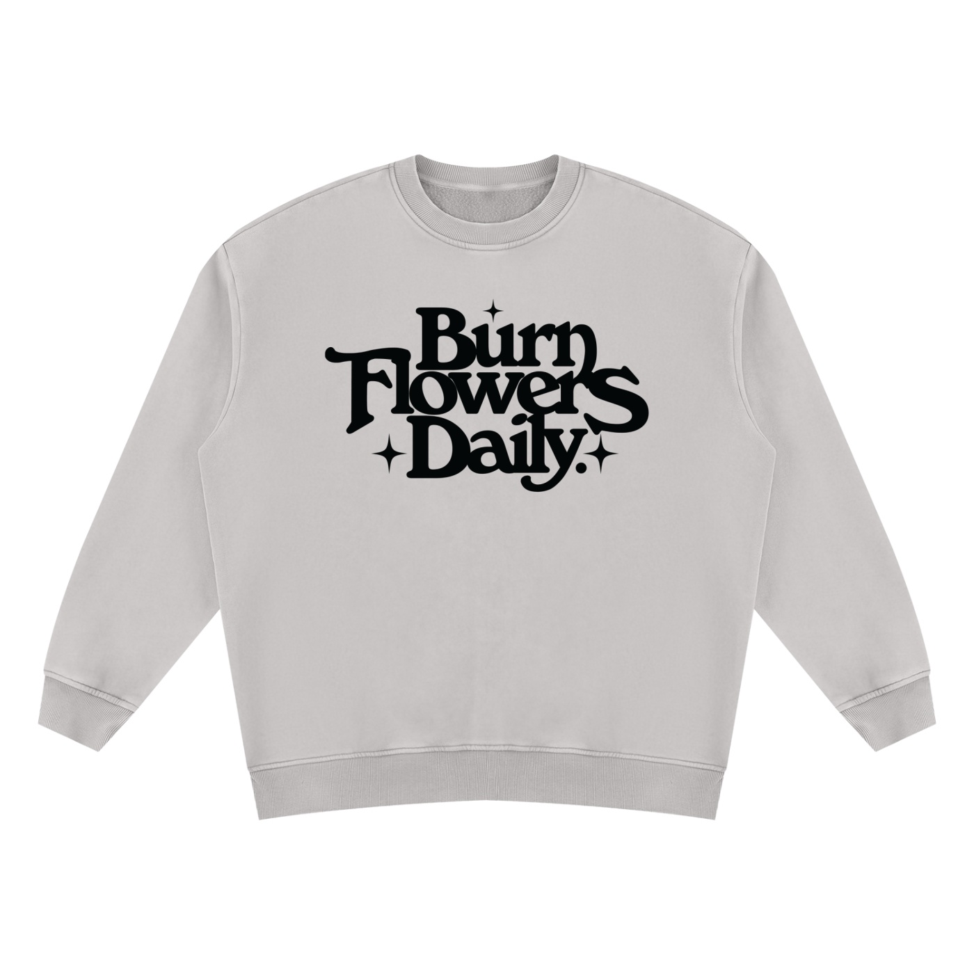 Burn Flowers Daily Vintage Wash Fleece Sweatshirt - Image 5